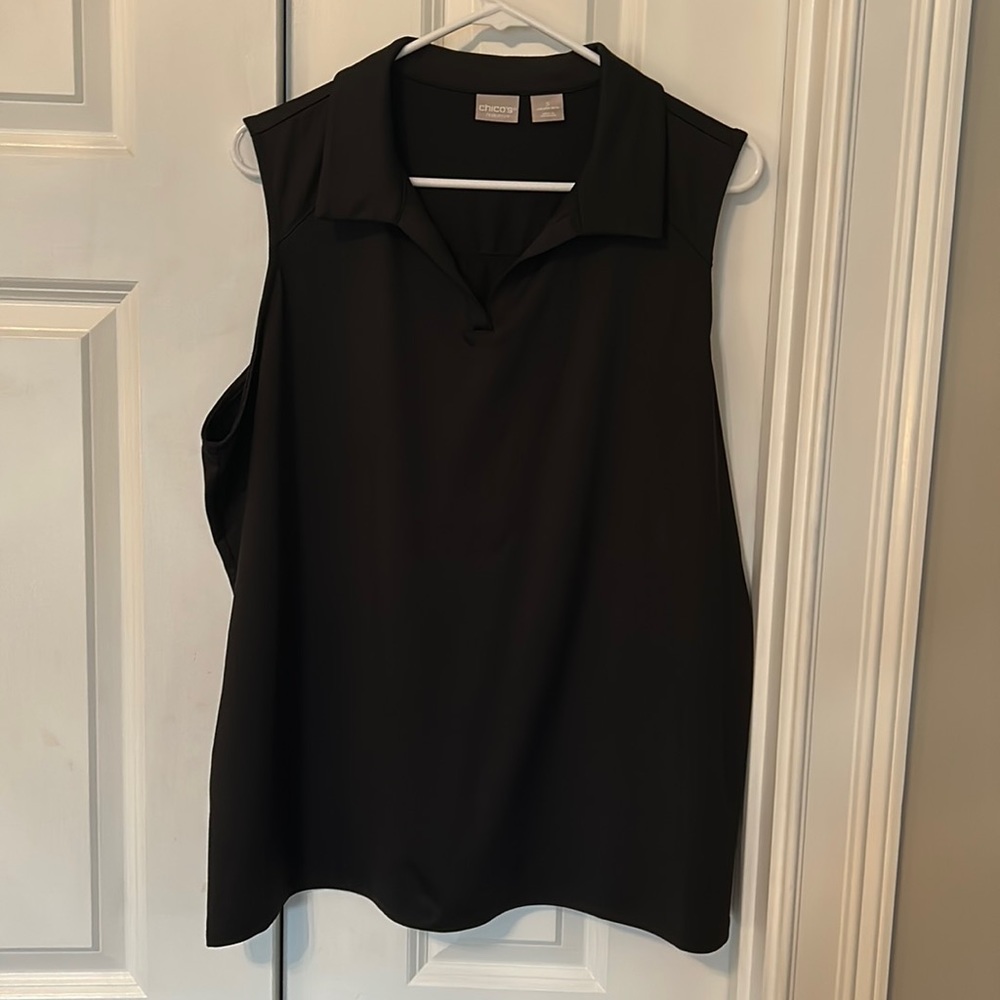 Chico’s sleeveless polo